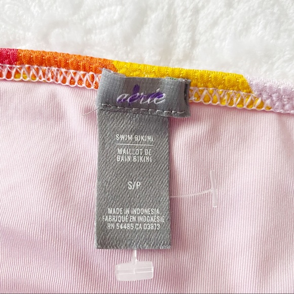 NWOT AEO Aerie Colorful Bikini Bottom - Picture 3 of 8